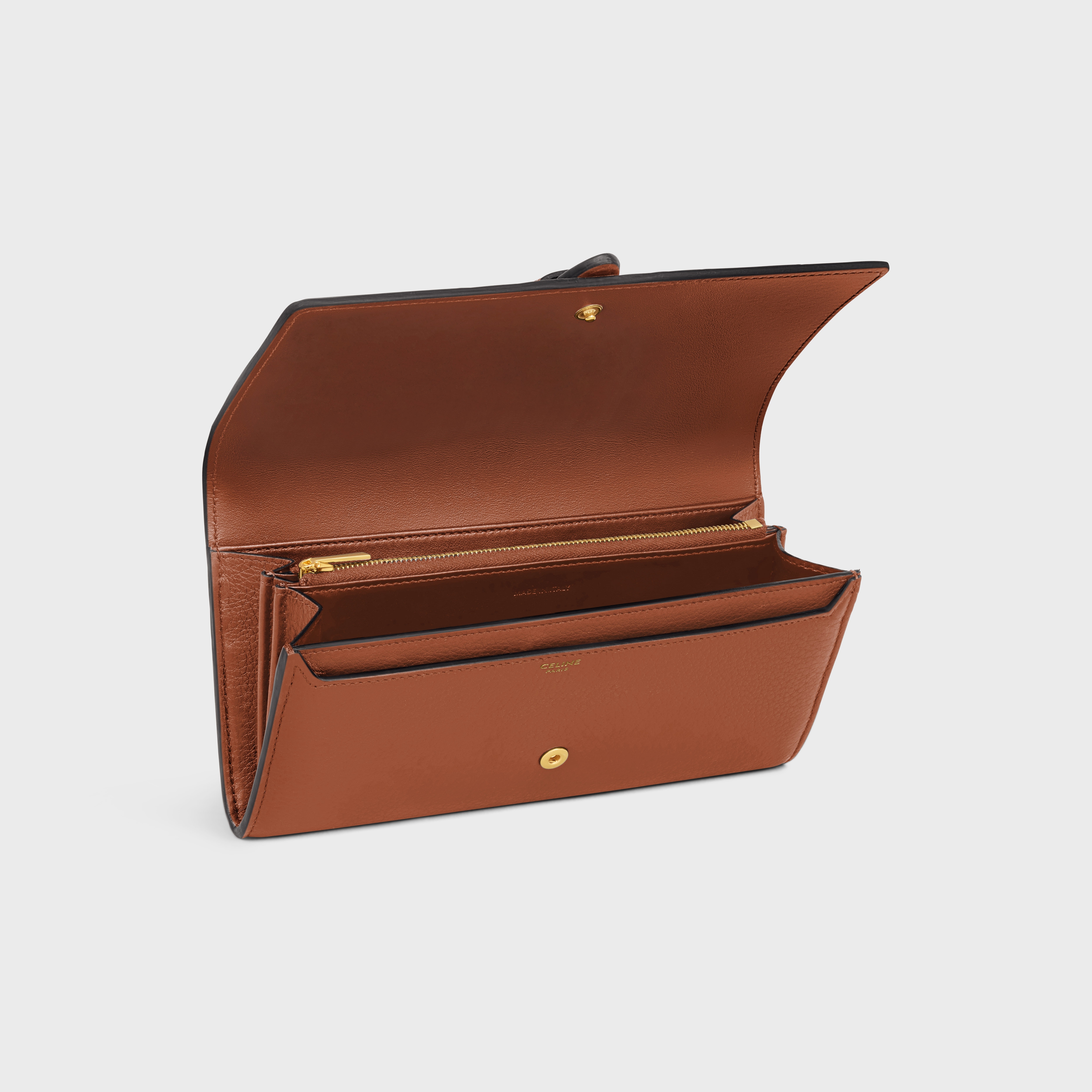 LARGE WALLET CELINE CONTI in SUPPLE CALFSKIN - 4