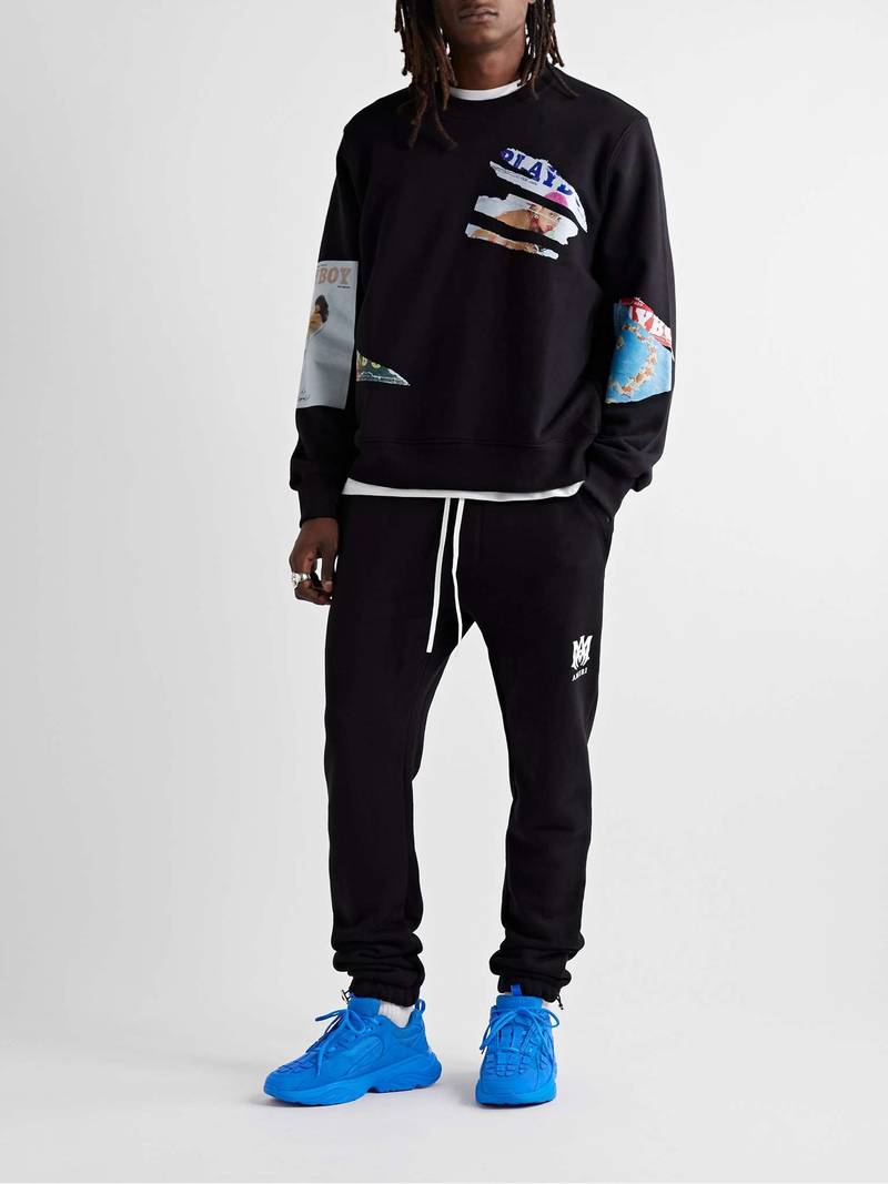 Bone Runner Leather and Suede-Trimmed Mesh Sneakers 3