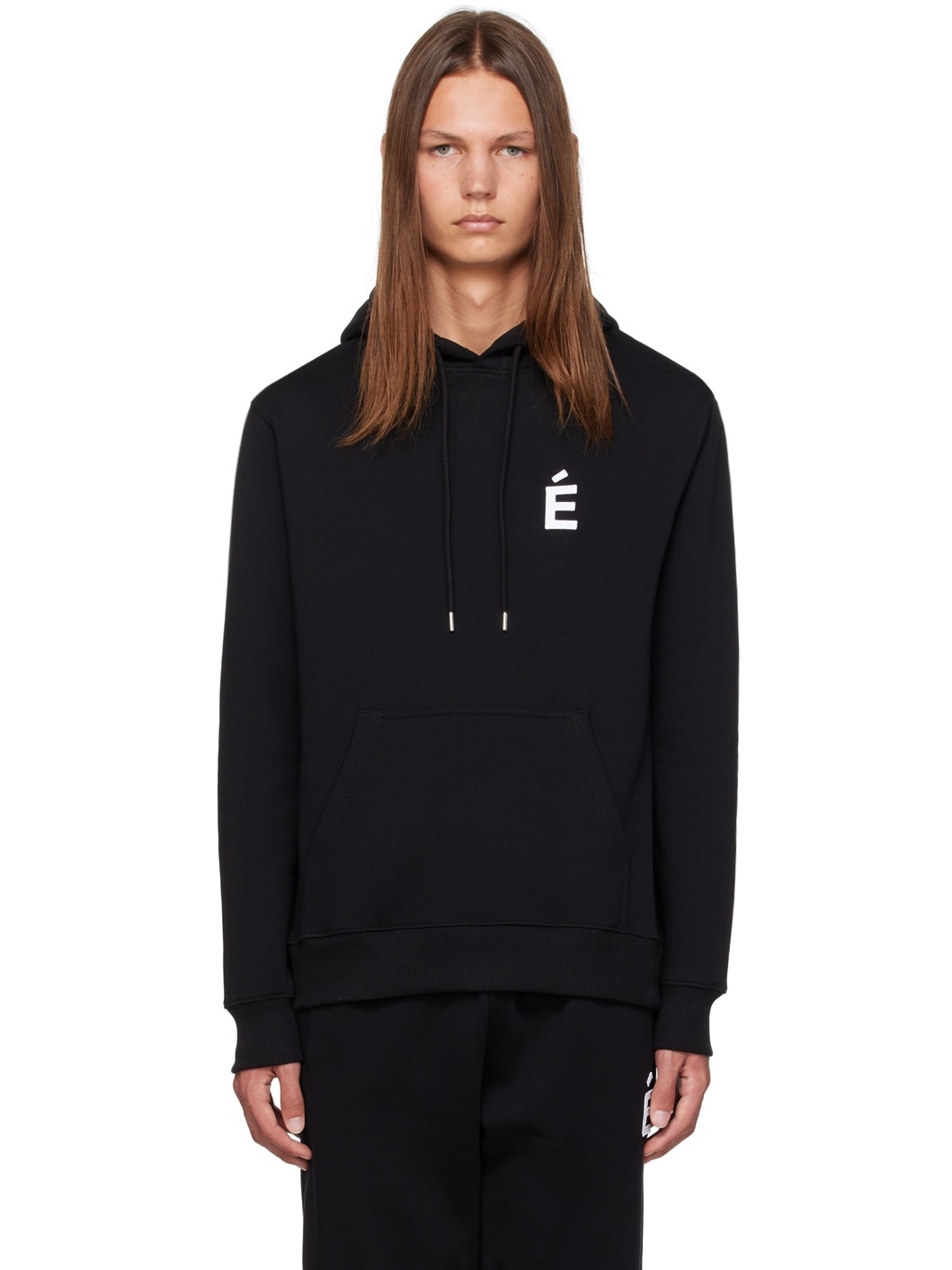 Black Klein Patch Hoodie - 1