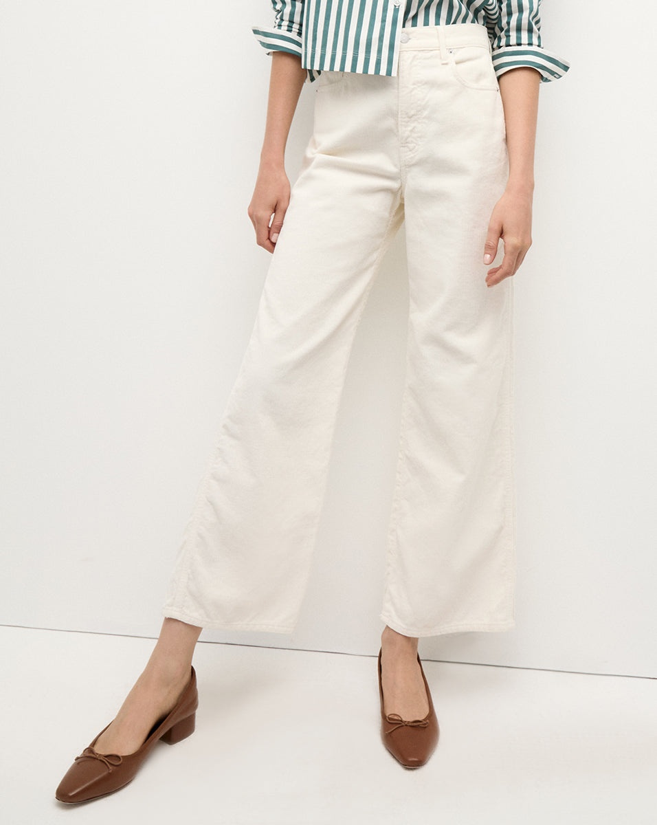 TAYLOR CORDUROY WIDE-LEG PANT - 3