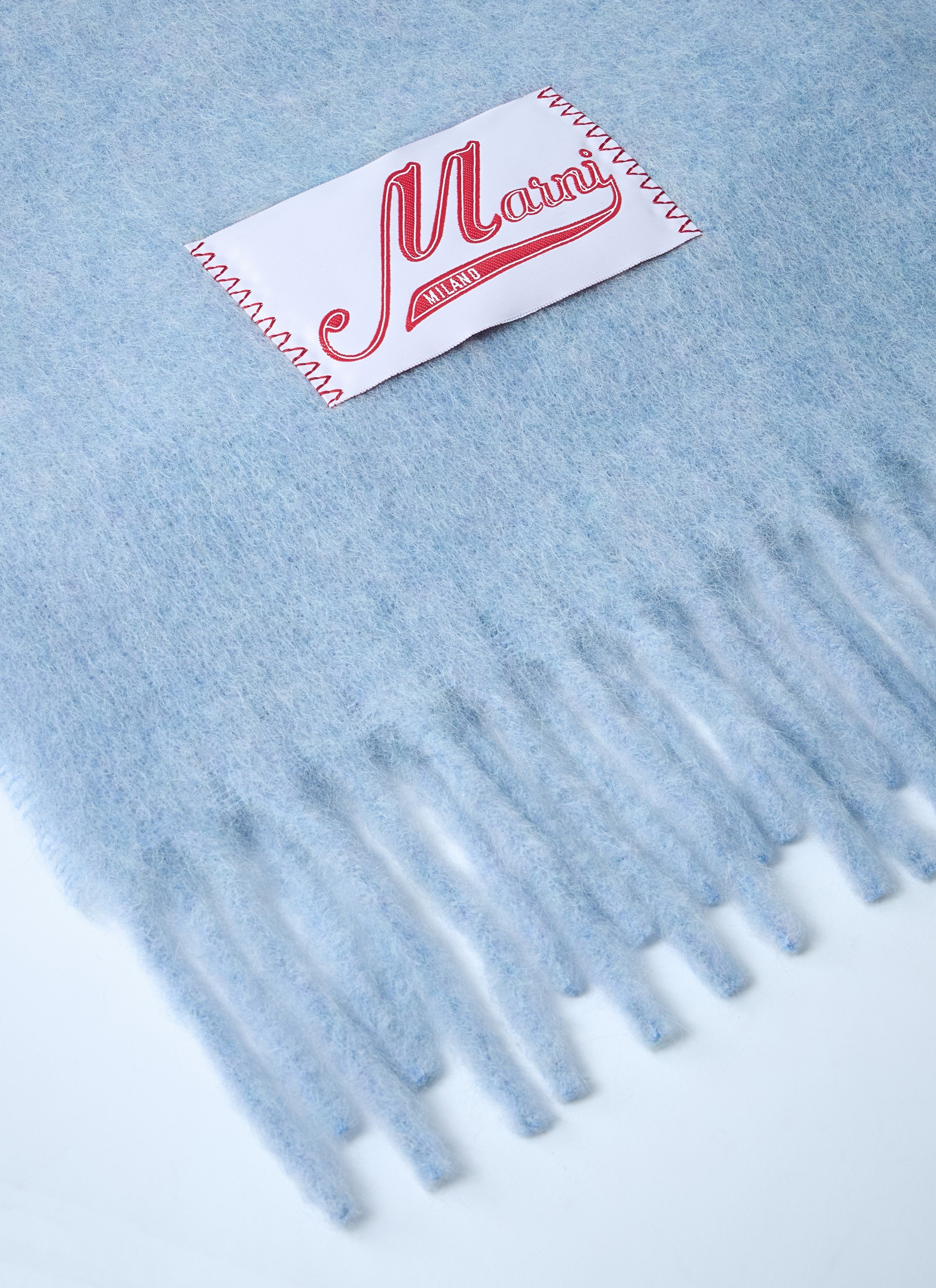 Marni Women Fringed Wool Scarf - 2