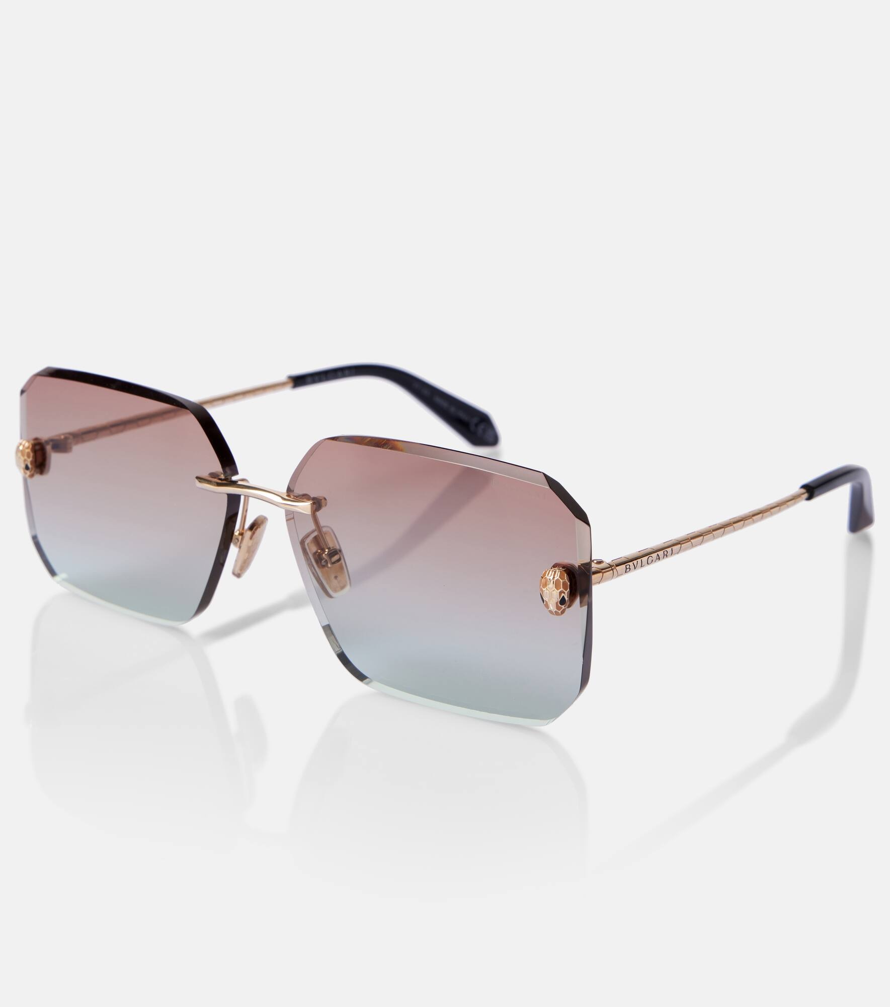 Serpenti square sunglasses - 4