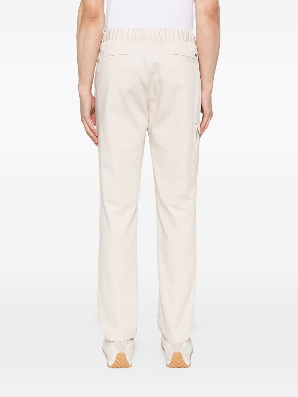 drawstring cargo-pocket trousers - 4