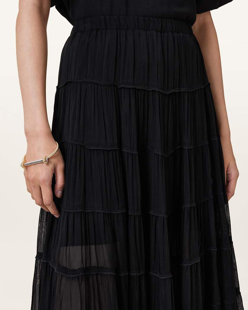 EVA TIERED MIDI SKIRT 4