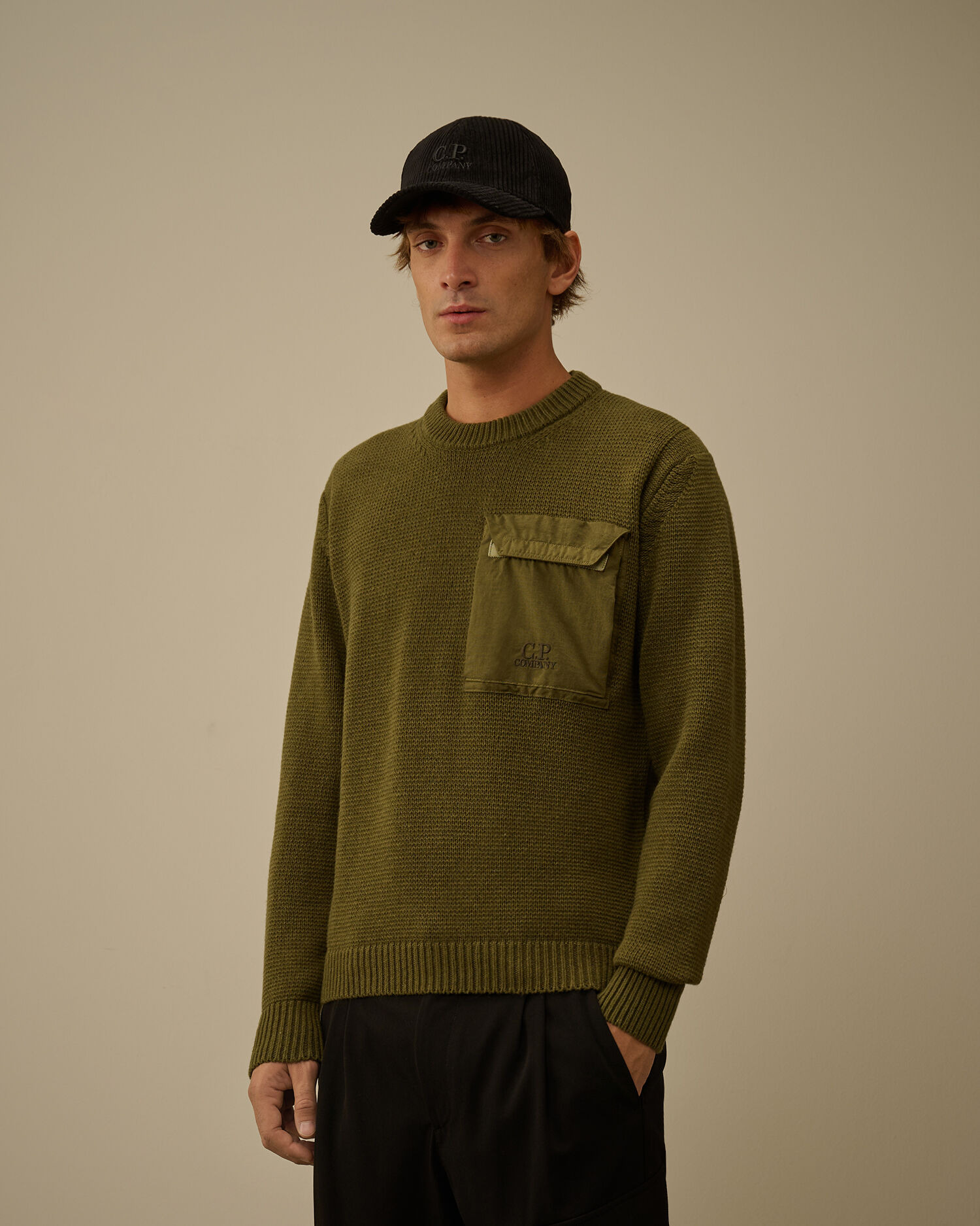 Lambswool Mixed Crewneck Sweater - 3