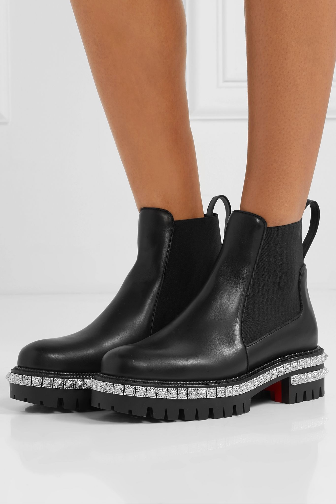 By The River 50mm studded leather Chelsea boots - 2