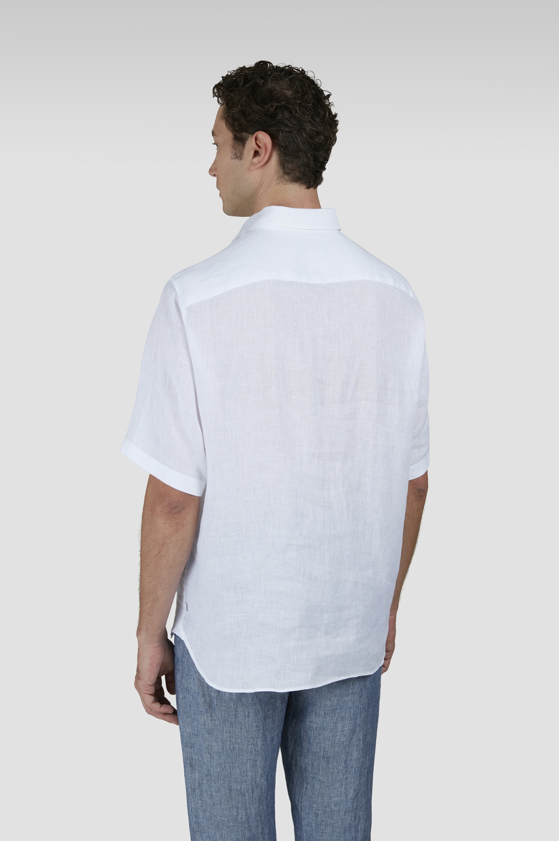 LINEN POPOVER SHIRT - 3