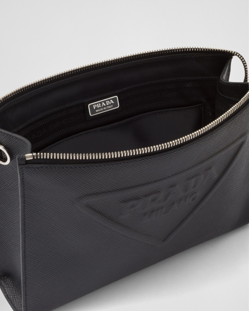 Saffiano leather pouch 5