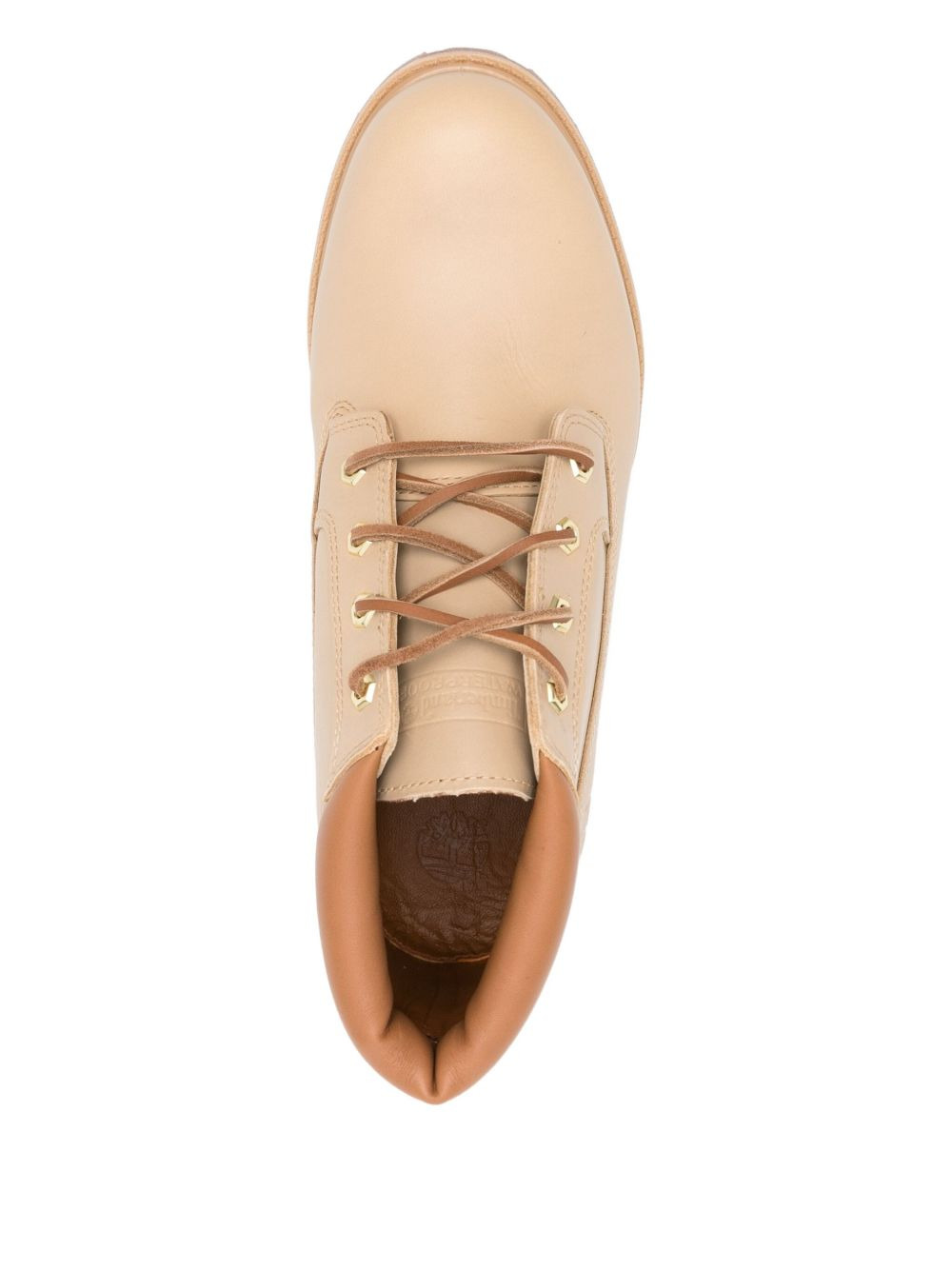 lace-up leather boots - 4