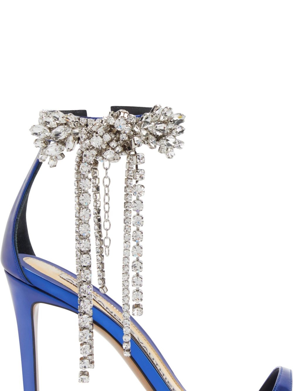105mm rhinestone-embellished sandals - 4