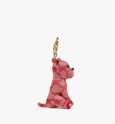 MCM Himmel French Bulldog Charm in Lauretos Jacquard outlook