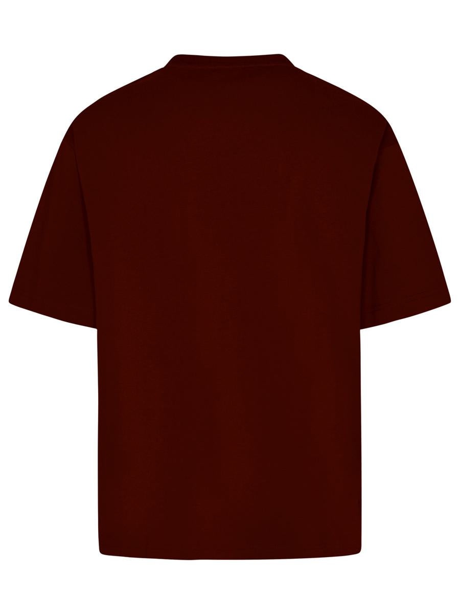 AMBUSH NEW BORDEAUX COTTON T-SHIRT - 3