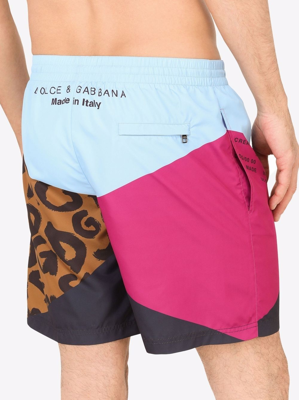 colour-block swim shorts - 3