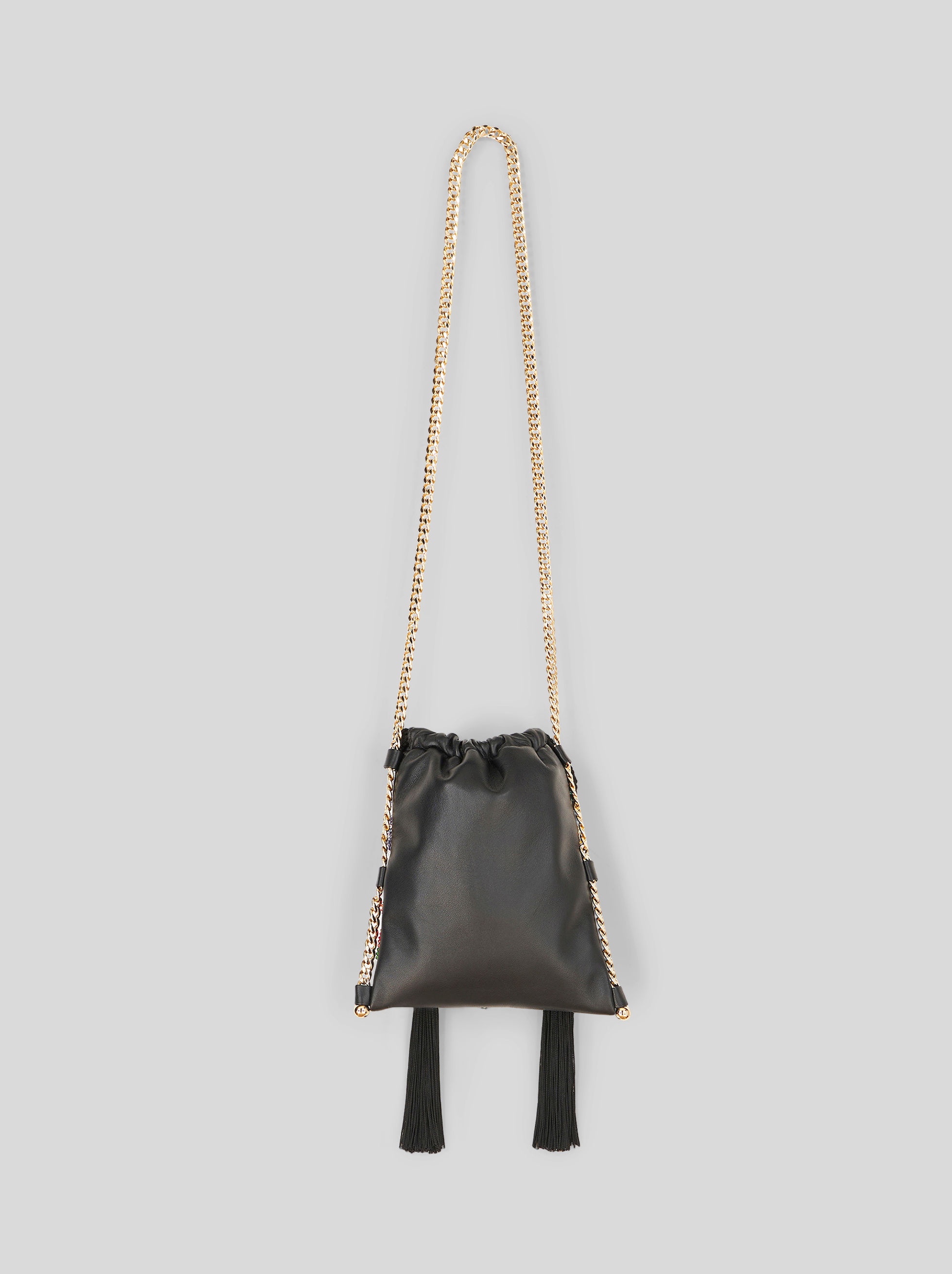 SMALL BAG WITH FLORAL EMBROIDERY AND BEADS - 3