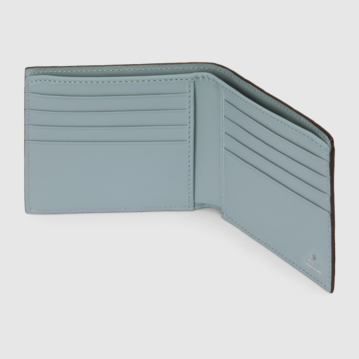 GG rubber-effect bi-fold wallet 4