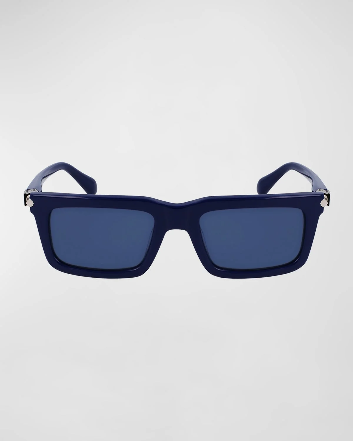 Men's Prisma Modified Acetate Rectangle Sunglasses, 53mm - 1