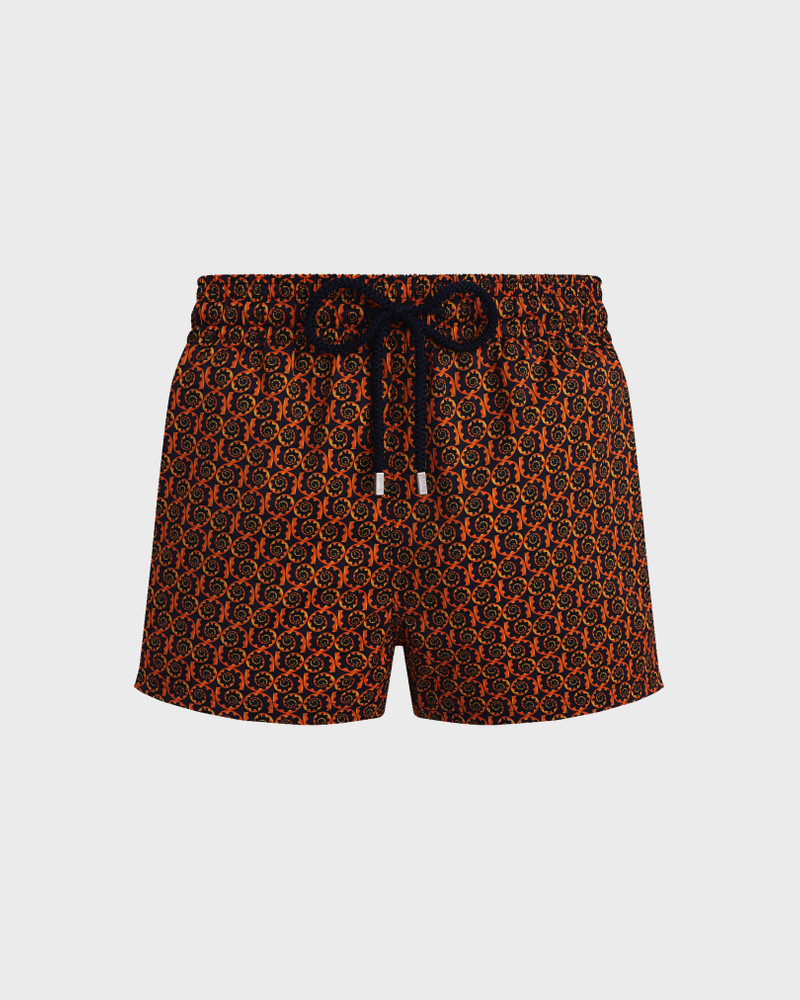 Men Short Swim 반바지 그래픽 주름 1