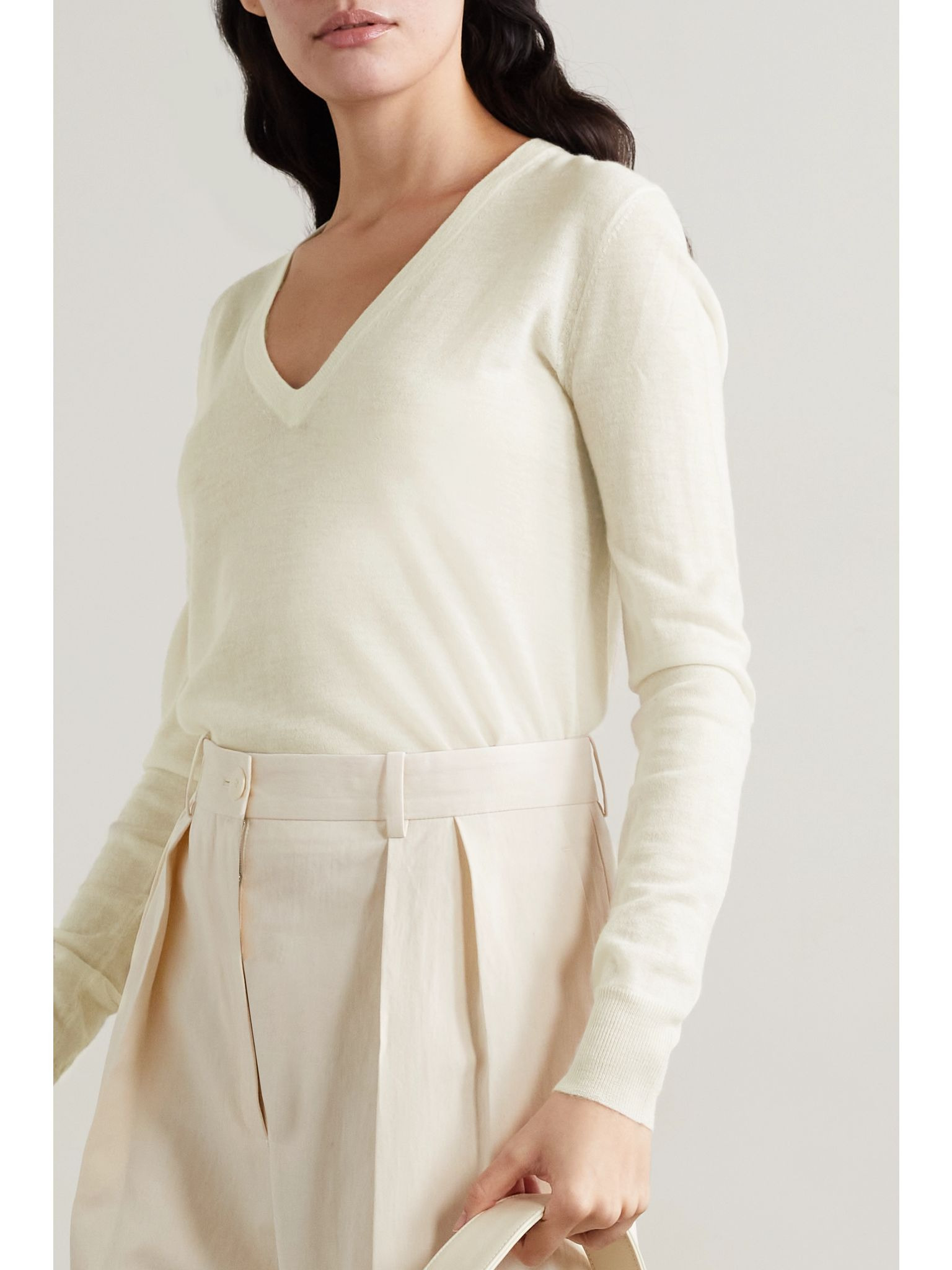 Cashair cashmere sweater Ivory - 3