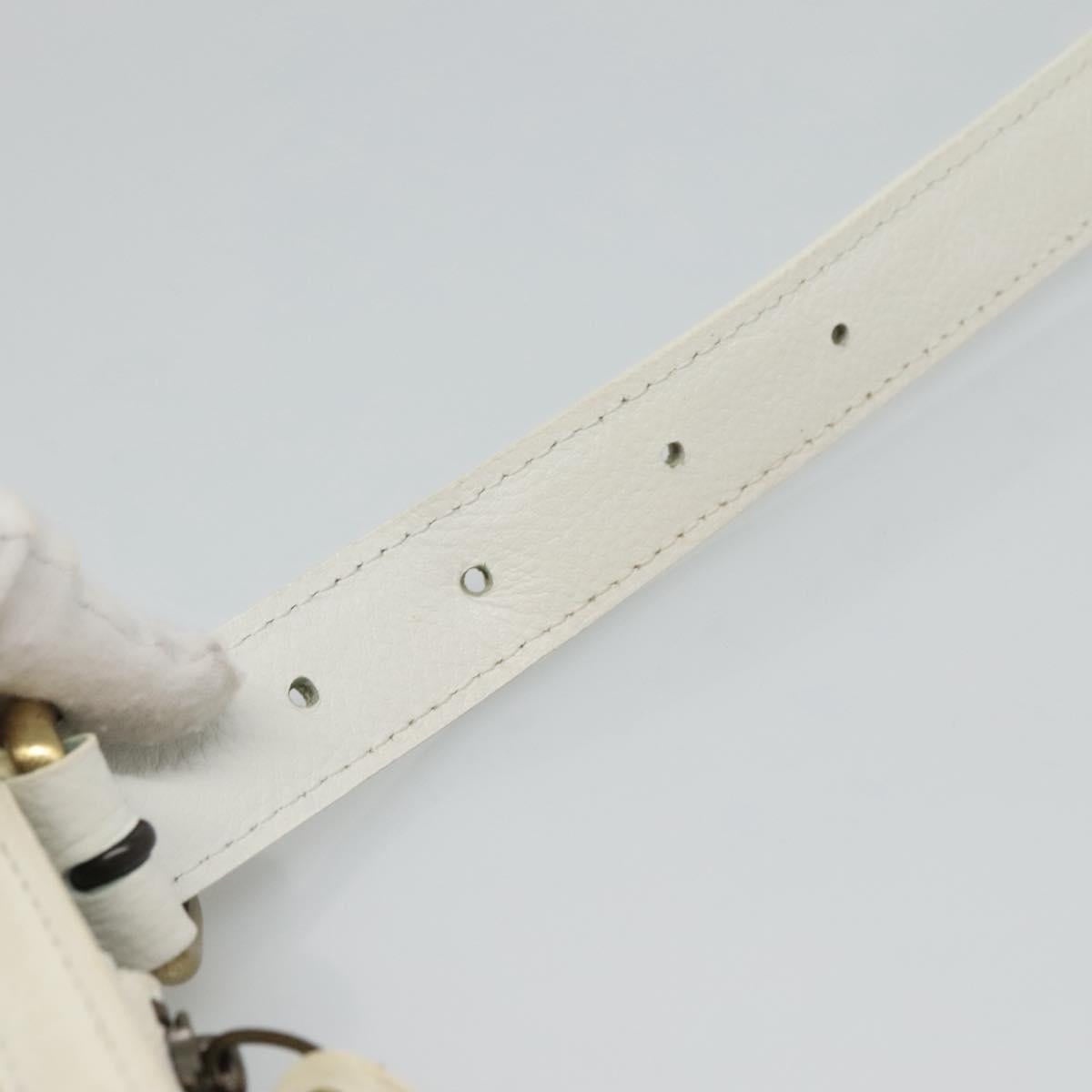 Burberry Shoulder Bag Leather White - 8
