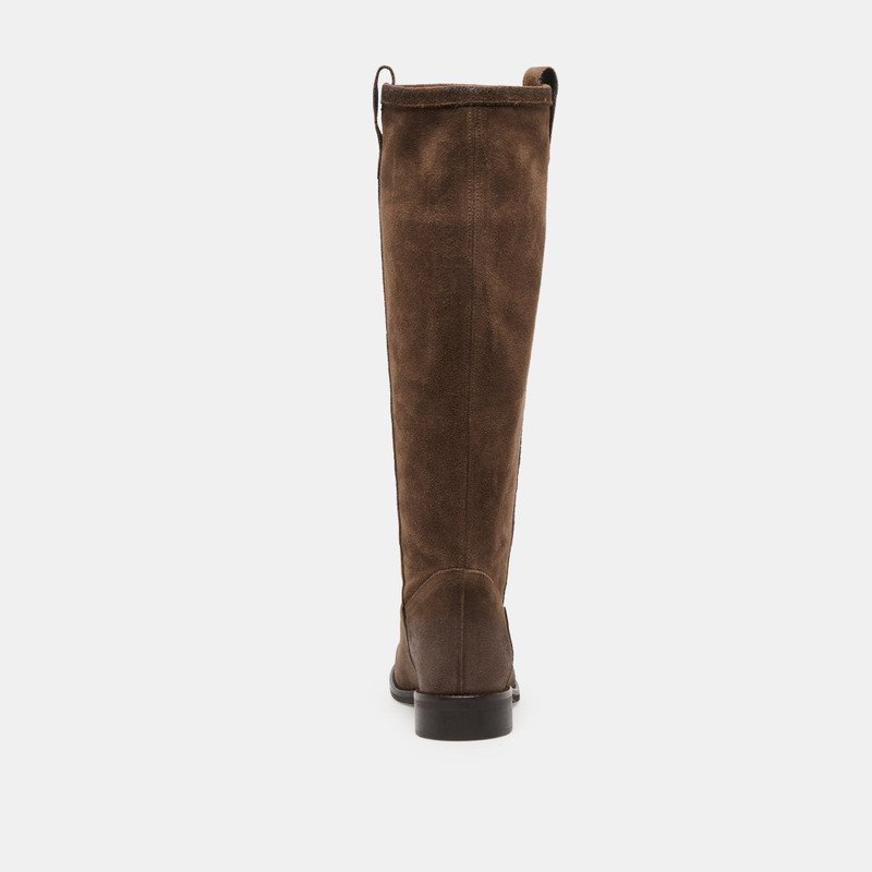 RAMZY BOOTS CHOCOLATE SUEDE 8