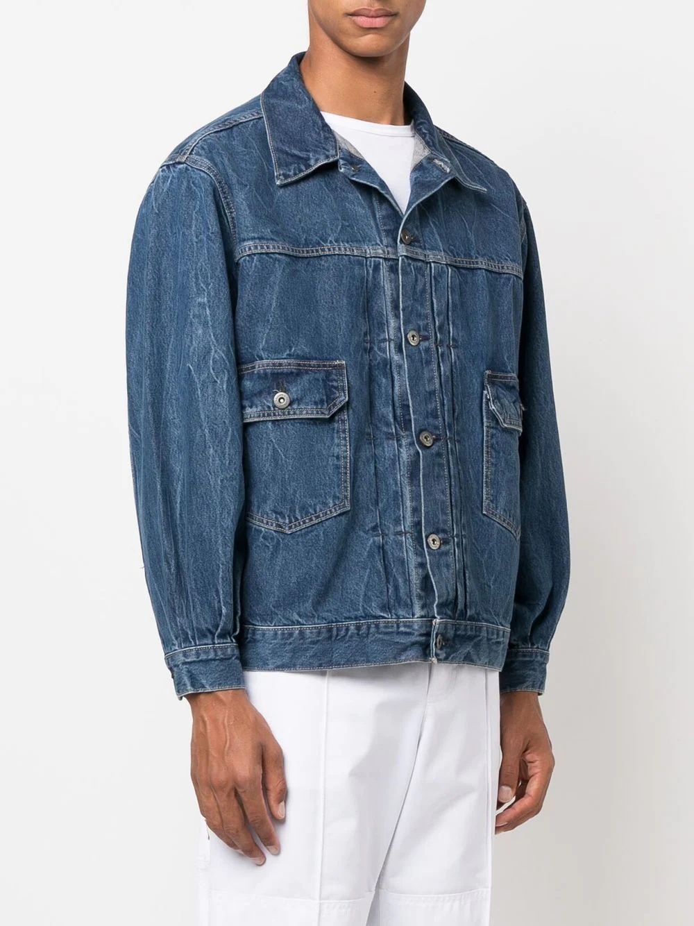 Tucked Type Two Trucker denim jacket - 3