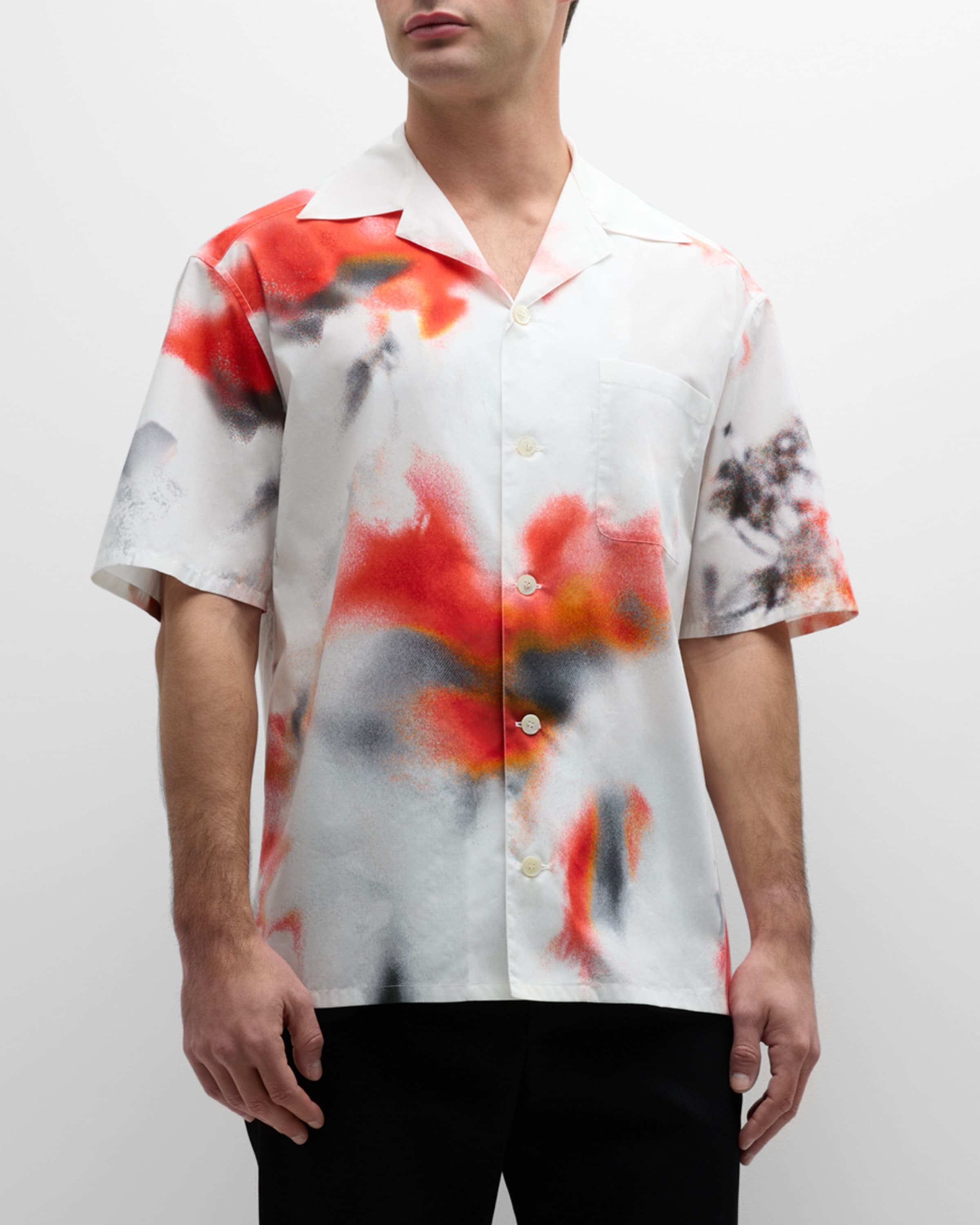 Men's Obscured Flower Camp Shirt - 2
