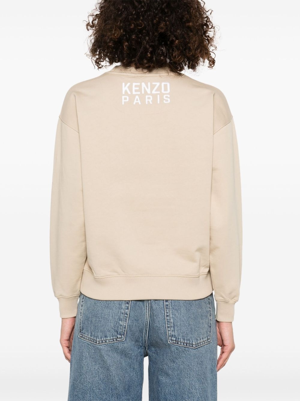 Happy Tiger-embroidered sweatshirt - 4