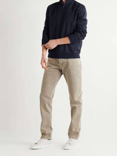 Loro Piana Virgin Wool-Blend Half-Zip Sweater outlook