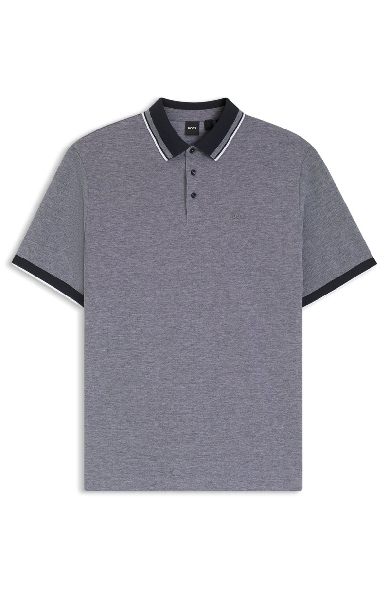 OXFORD COTTON-PIQUÉ POLO SHIRT WITH LOGO DETAIL 1
