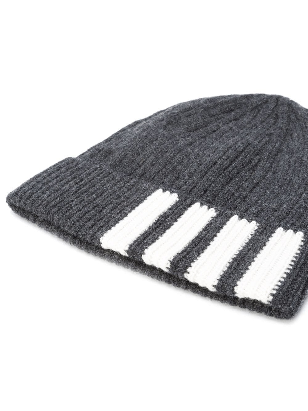 Rib Hat With 4 Bar Stripe - 2