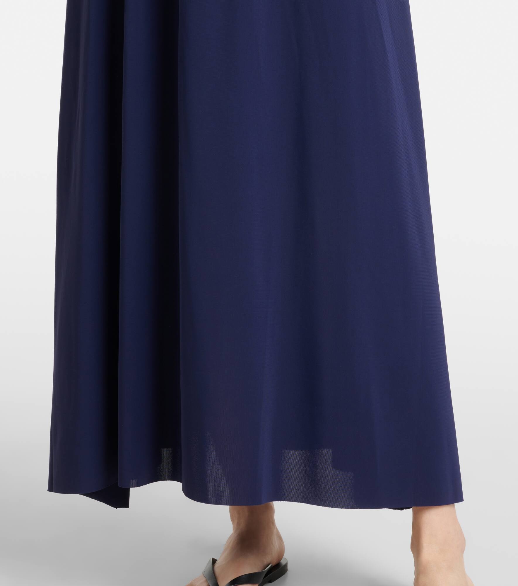 Oda jersey and crêpe jersey maxi dress - 5