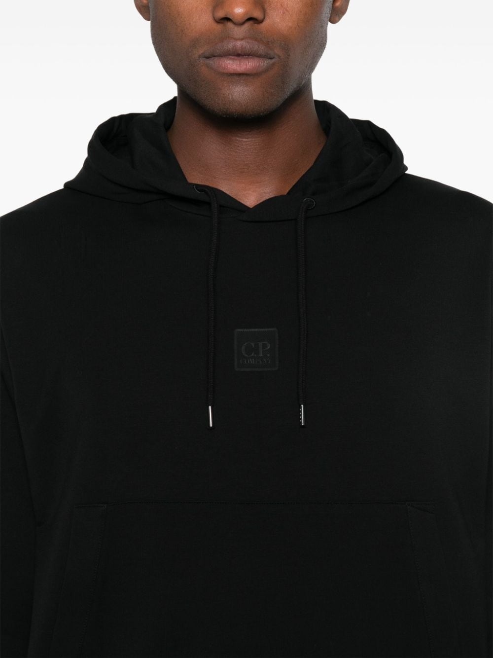 rubberised-logo hoodie - 5