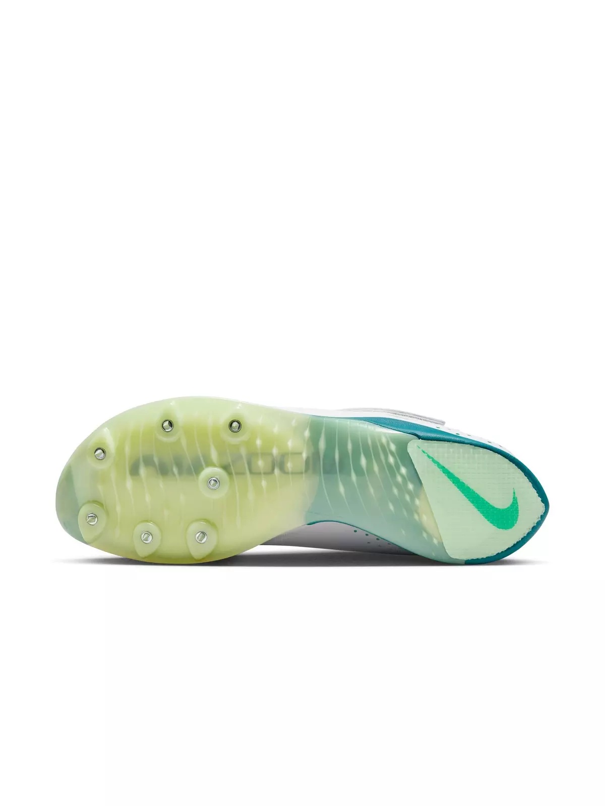 Long Jump Elite "White/Bright Spruce/Barely Green" Unisex Track Spike - 8