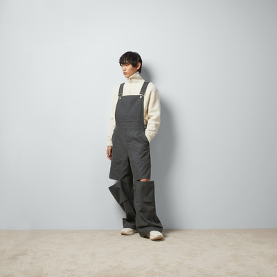 GUCCI Cotton dungarees with Gucci patch outlook