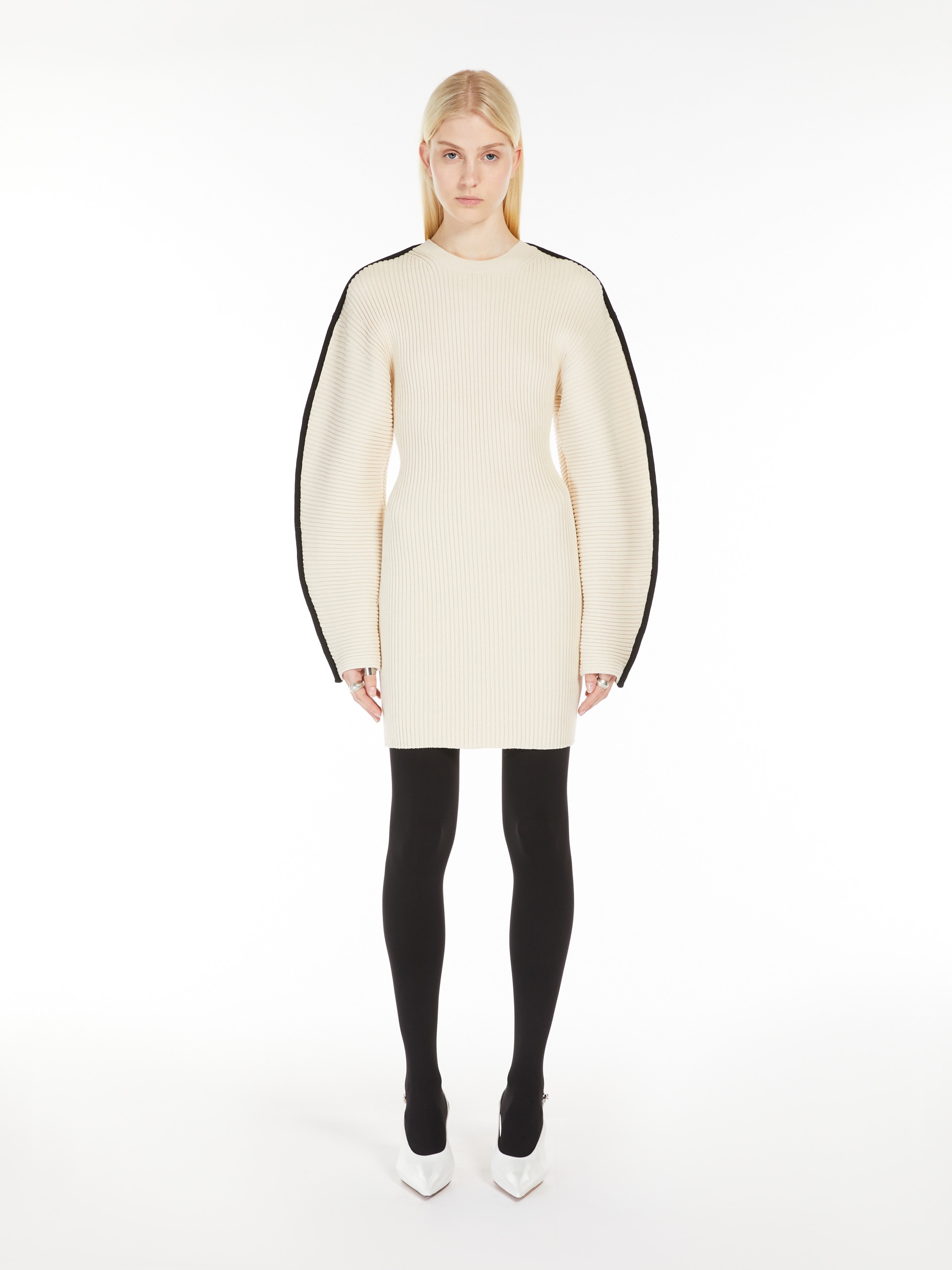 FRANK Stretch-cotton knit dress - 3