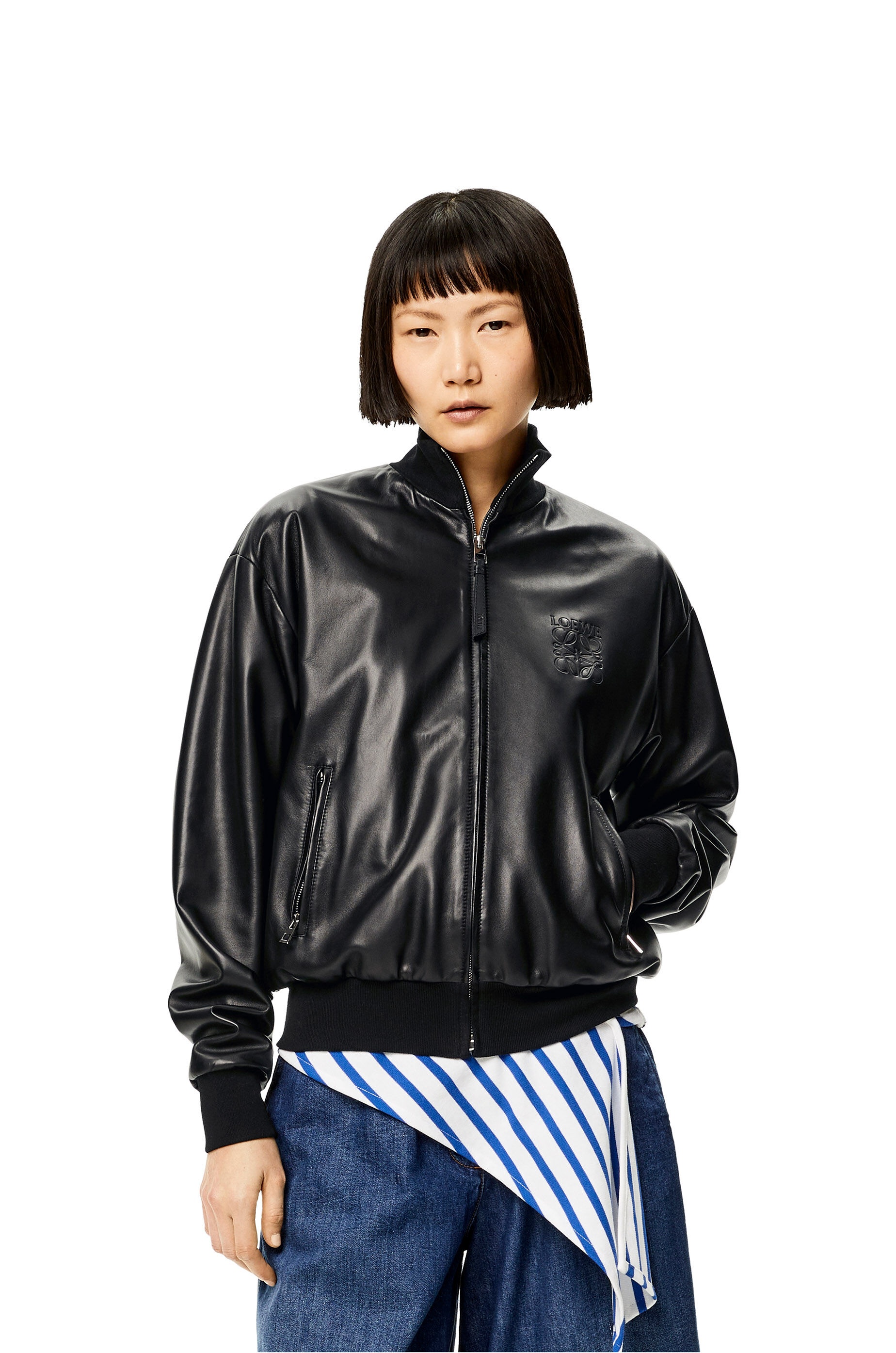 Bomber jacket in nappa - 3