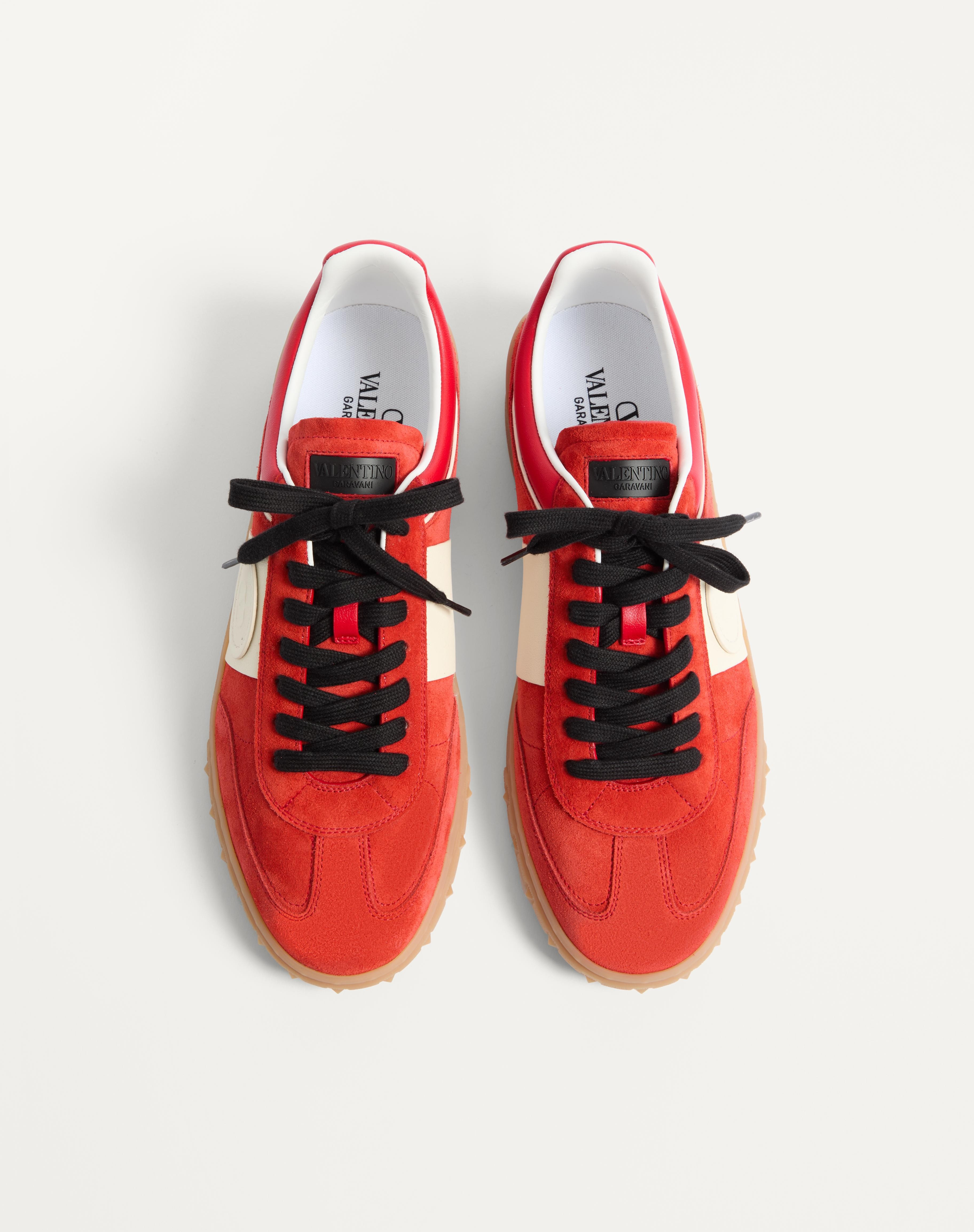 UPVILLAGE LOW TOP SNEAKER IN SPLIT LEATHER AND CALFSKIN NAPPA LEATHER - 7