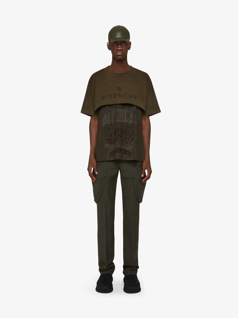 Givenchy SLIM FIT CARGO PANTS IN WOOL outlook