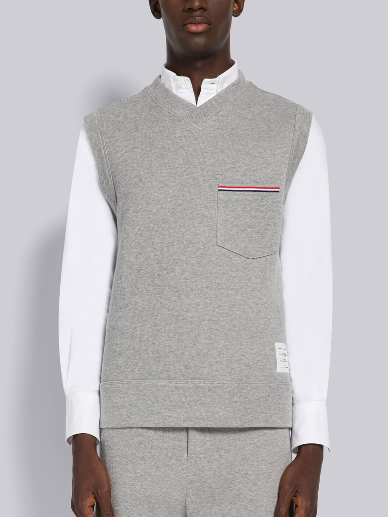 Cotton Interlock V-Neck Vest 1