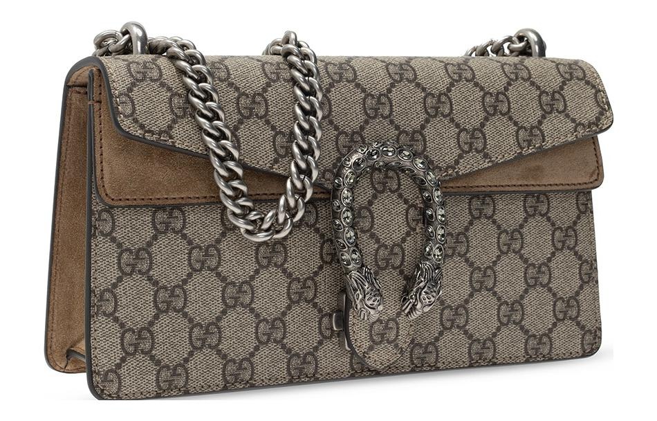 (WMNS) Gucci GG Dionysus Small-Sized Single-Shoulder Bag Grey/Brown 499623-92TJN-8660 - 2