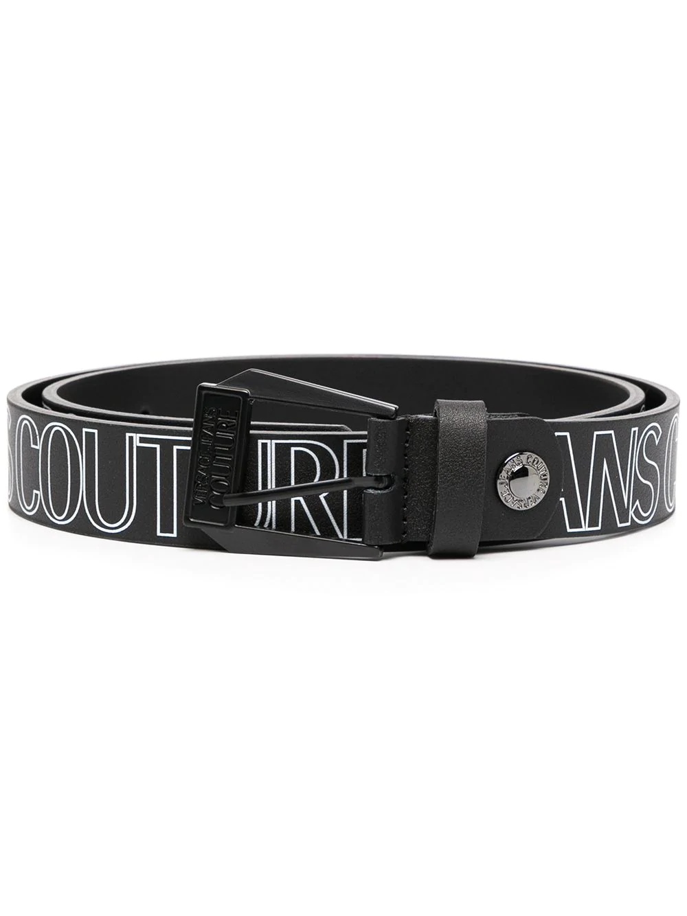 logo-print belt - 1