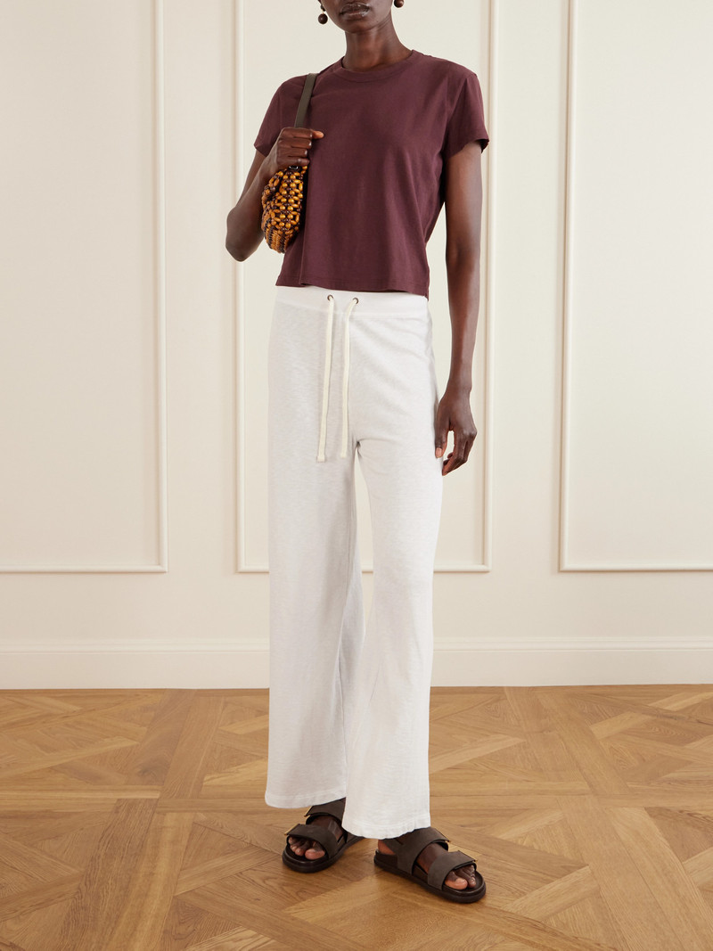JAMES PERSE Cropped Cotton-jersey T-shirt outlook