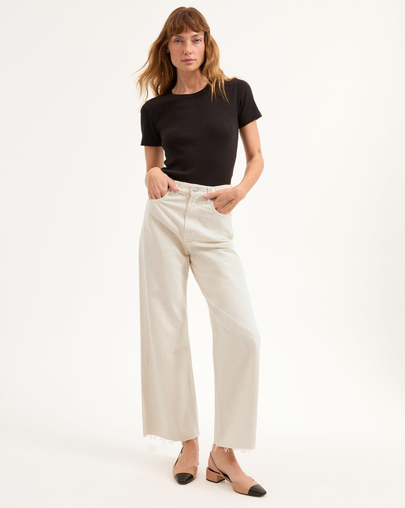 VERONICA BEARD TAYLOR CROPPED WIDE-LEG JEAN outlook