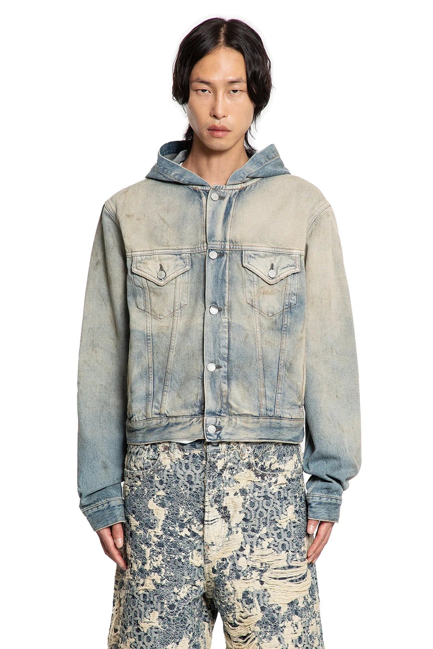 Hooded-Denim-Jacket - 1