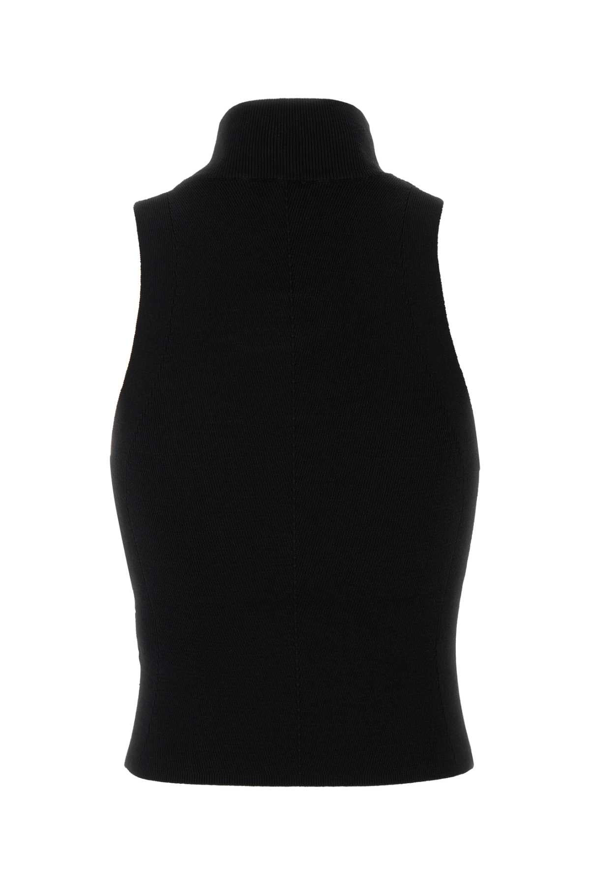Diesel Women Black Viscose Blend M-Onervax Top - 2