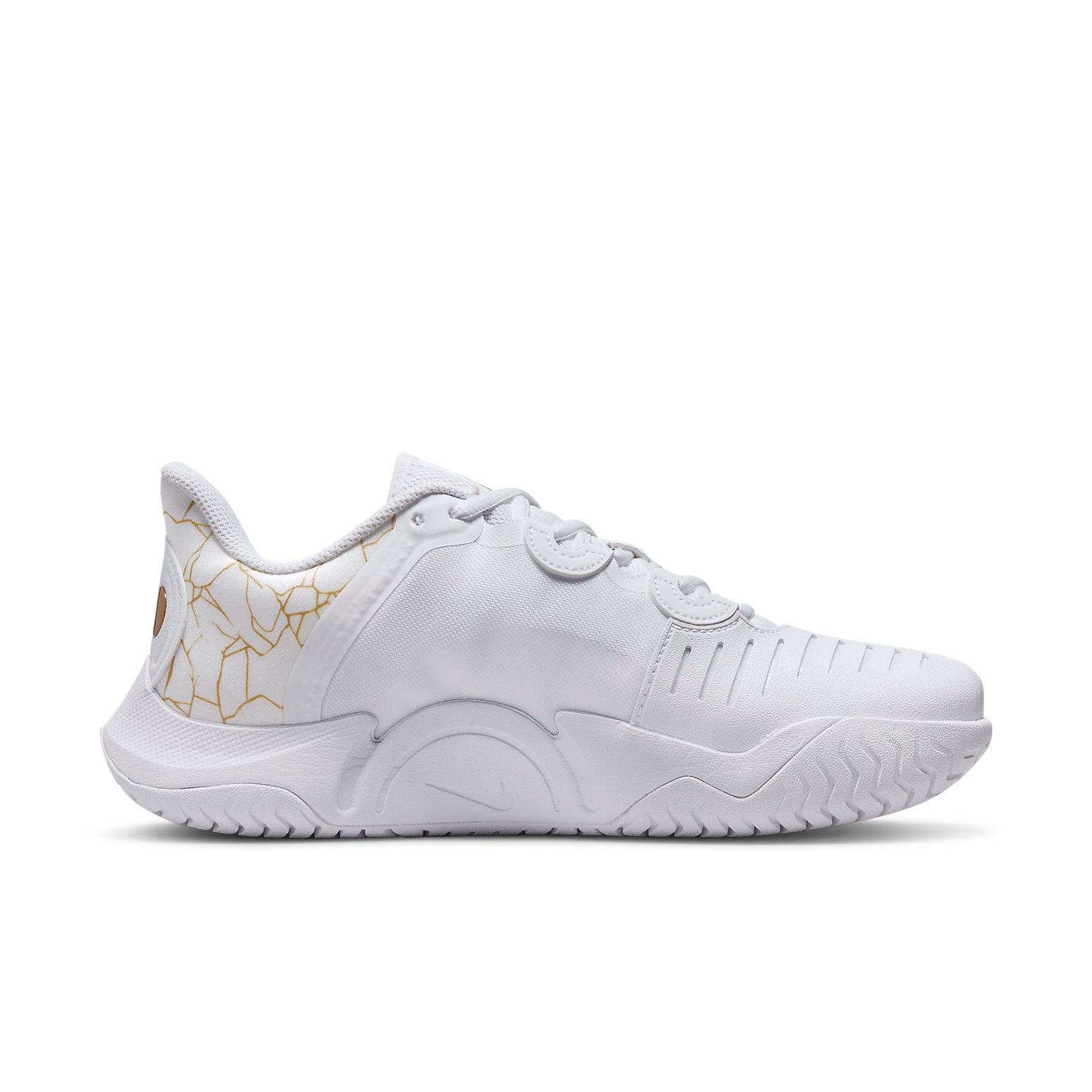 (WMNS) NikeCourt Air Zoom GP Turbo x Naomi Osaka 'White Metallic Gold' DX0341-100 - 2