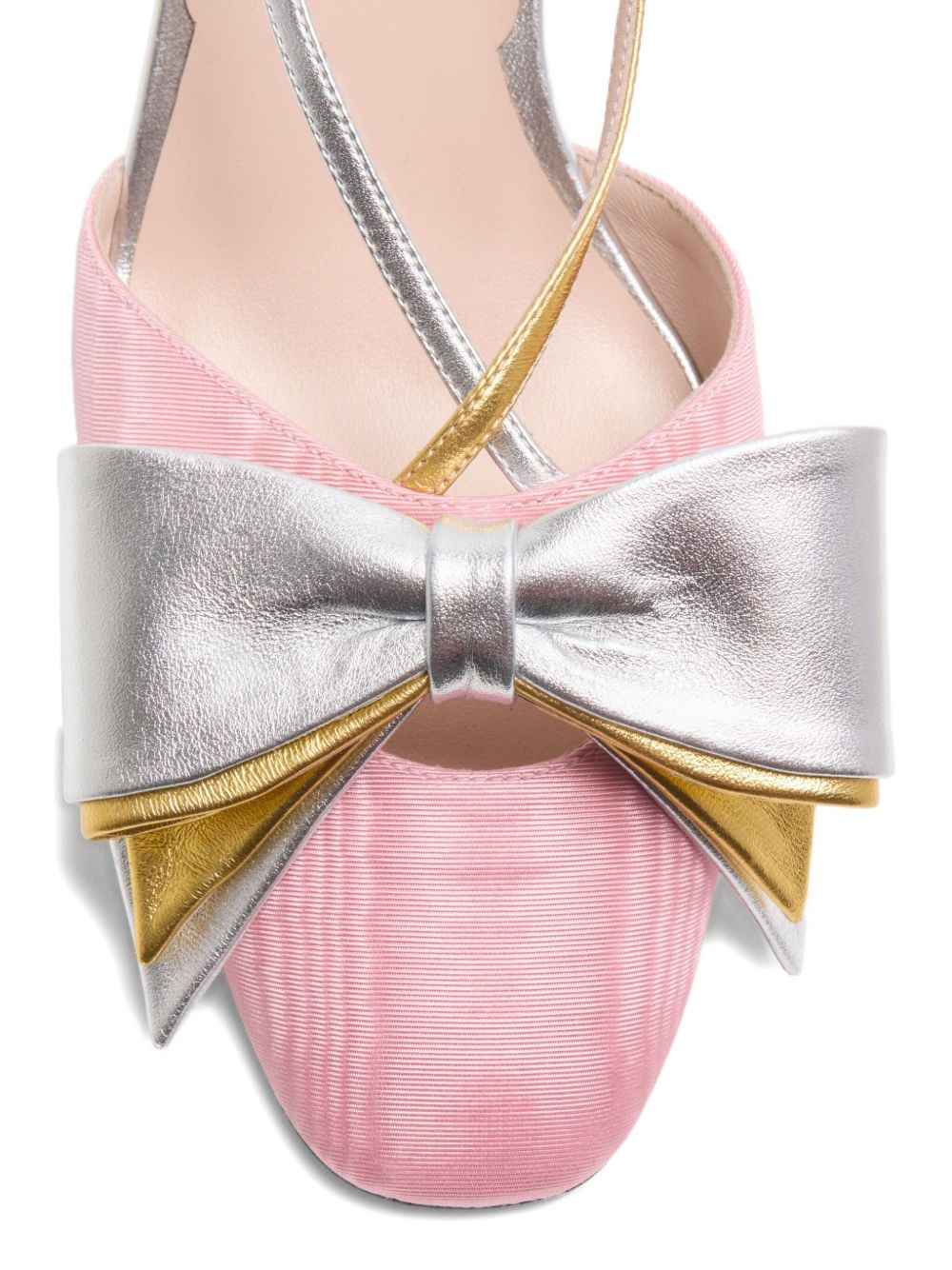 oversize bow detail pumps - 6