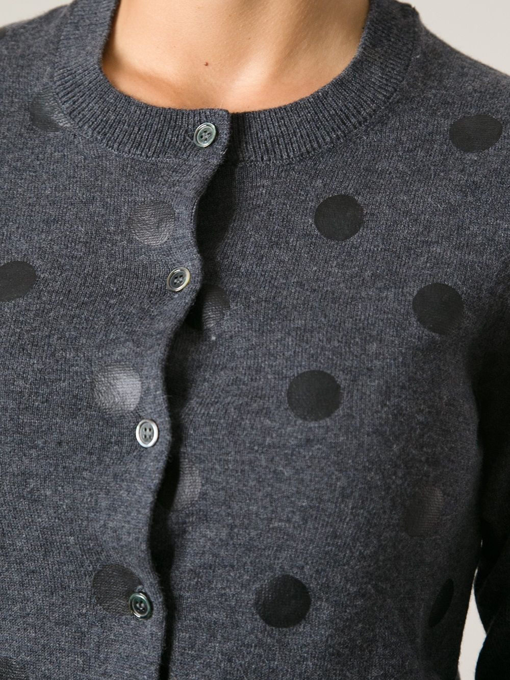 polka dot cardigan - 5