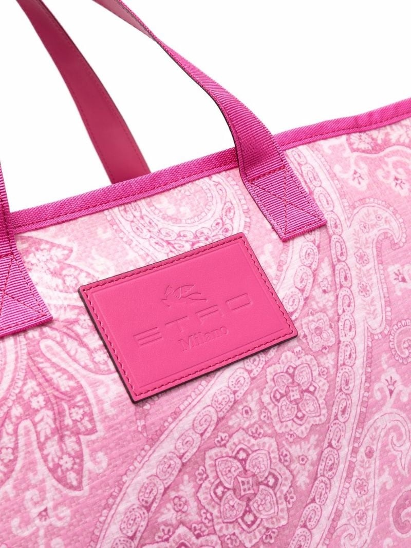 paisley-print tote bag - 4