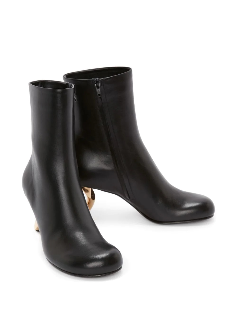 Chain mid-heel boots - 2